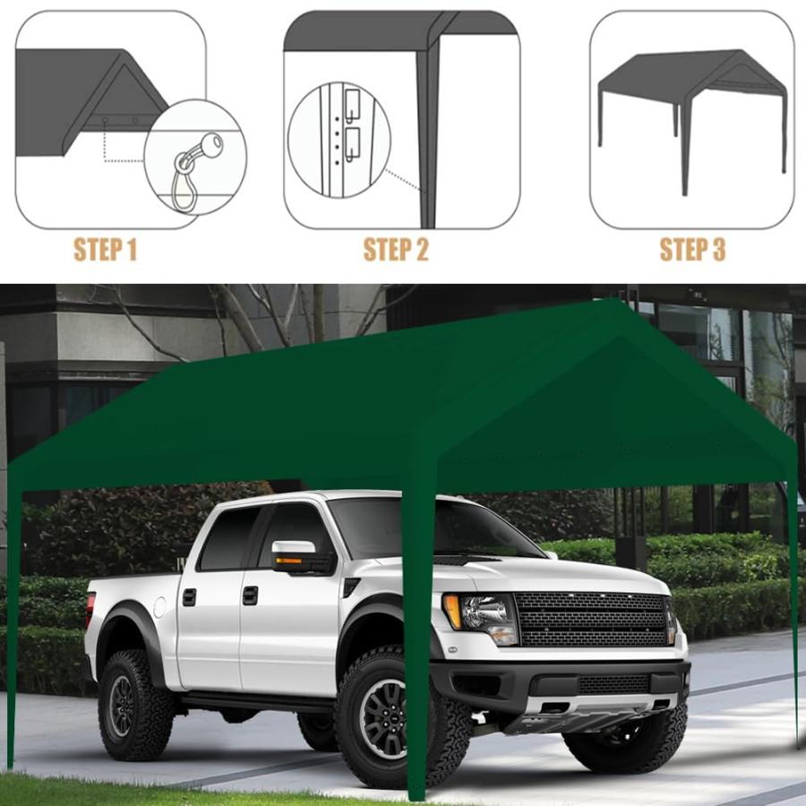 【並行輸入品】 EMMA + OLIVER 10'x10' Black Weather Resistant Easy Pop Up Eventの画像