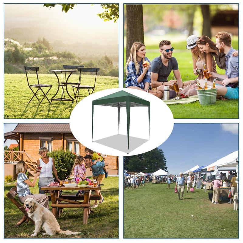 【並行輸入品】 TTsuuo Party Tent with 4 Mesh Sidewalls Outdoor Canopy Canopy wiの画像