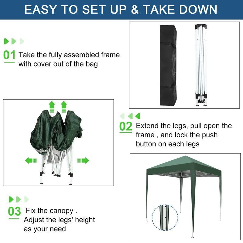 【並行輸入品】 TTsuuo Party Tent with 4 Mesh Sidewalls Outdoor Canopy Canopy wiの画像