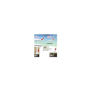 【並行輸入品】 Sun Shade Sail Sunscreen Awning Canopy, 99% Aluminet with Eyeletの画像