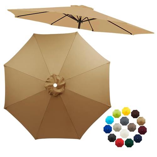 【並行輸入品】 SXHJDY 270cm 8 Ribs Patio Outdoor Umbrella， Large Foldable Marke_1
