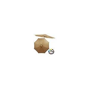 【並行輸入品】 SXHJDY 270cm 8 Ribs Patio Outdoor Umbrella， Large Foldable Marke_2