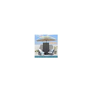【並行輸入品】 SXHJDY 270cm 8 Ribs Patio Outdoor Umbrella， Large Foldable Marke_5