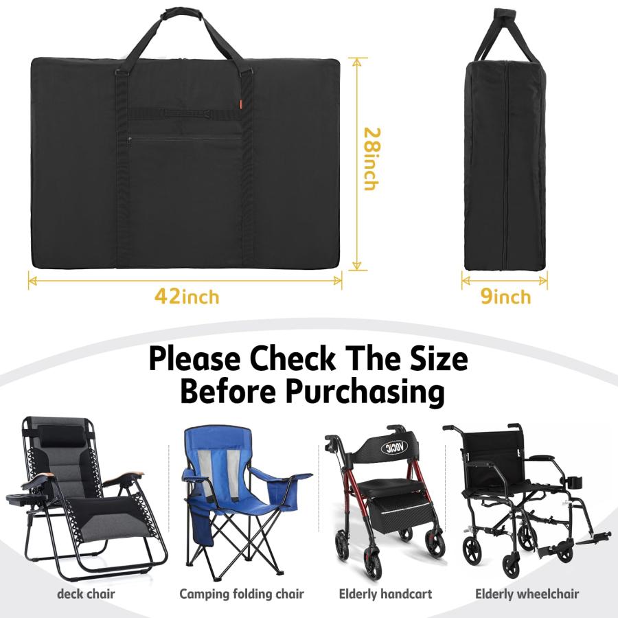 【並行輸入品】 RELAX4LIFE Lounge Chairs for Outside   Folding Zero Gravity Chai_3