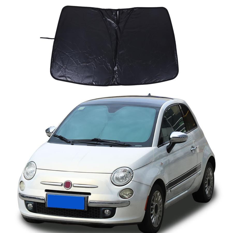 ABARTH 595 サンシェード フロント用 並行輸入品】オリジナルフロントガラスサンシェード Fiat 500 2010
