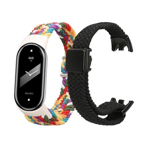 【並行輸入品】kwmobile 2x 交換ベルト Xiaomi Smart Band 10 / Smart Band 9 / 8対応 バンド