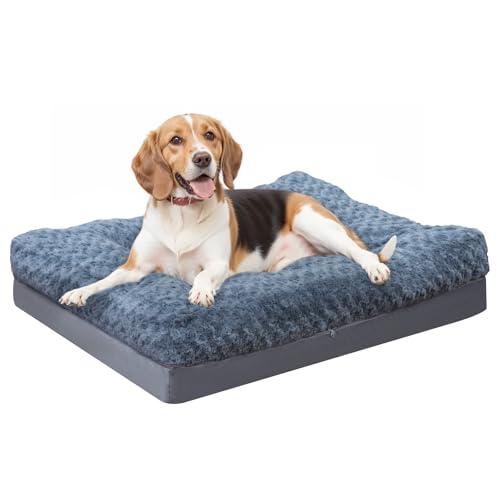 【並行輸入品】 Codi Dog Bed for Couch Calming Dogs Beds for X Large Pets， Flu_1
