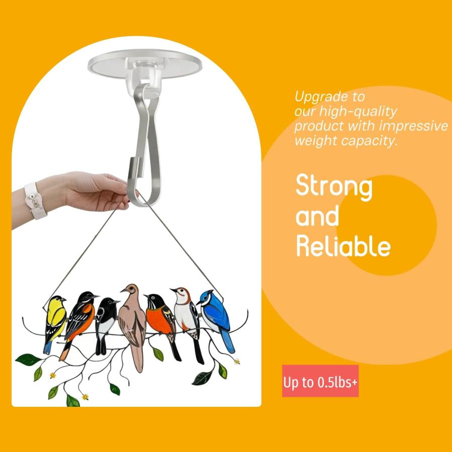 【並行輸入品】 AFFAVON 100Pack Self Adhesive Ceiling Hooks for Hanging, Small C_9