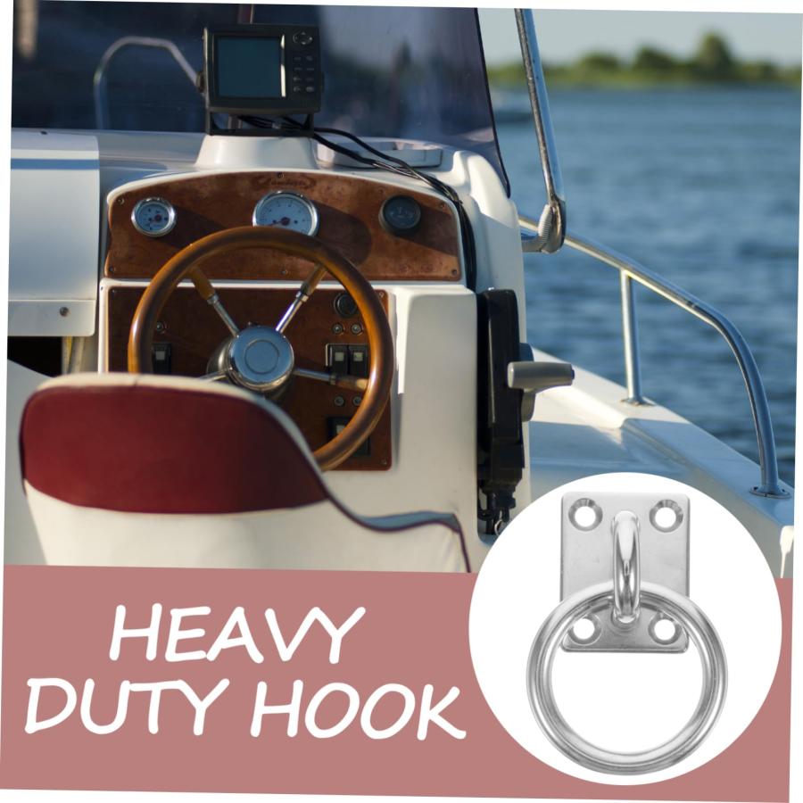【並行輸入品】 BUGUUYO 5pcs Stainless Steel Ceiling Hooks Heavy Duty Wall Hooks_9