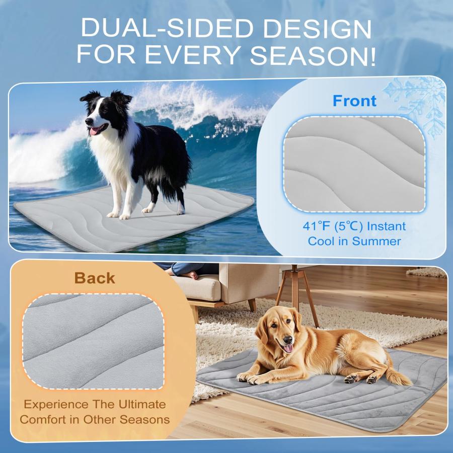 並行輸入品】 犬用クレートマット (24インチ x 18インチ) 2枚パック