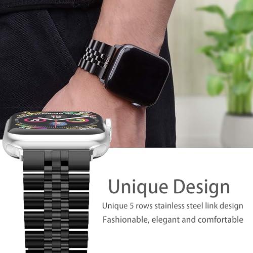 【並行輸入品】Moto Watch 120用バンド、18mm、20mm、22mmソリッドステンレススチールヘビーバンド、バタフライ折りたたみクラ_7