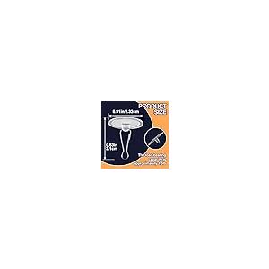 【並行輸入品】Mxxipp 100個パック 自己粘着シーリングフック 吊り下げ用 粘着性透明ディスク メタルフック付き ドリル不要 取り外し可能_4