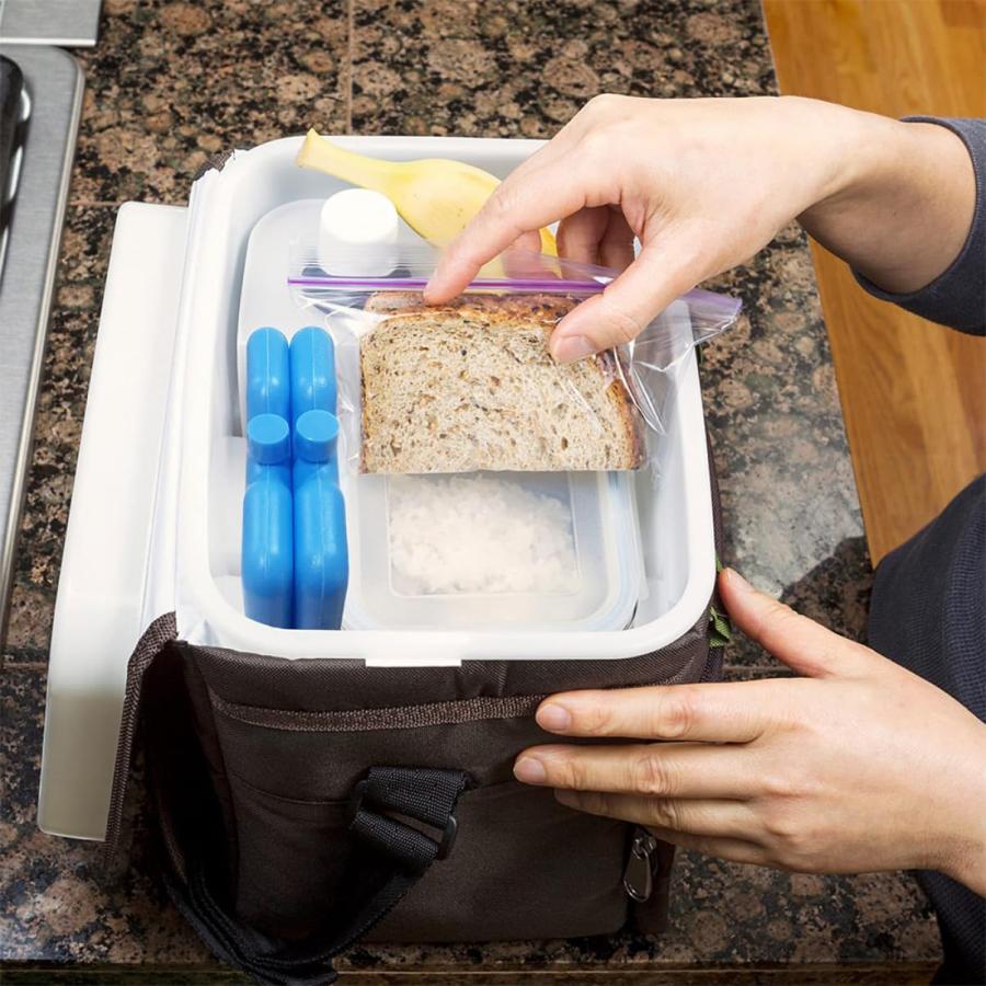 【並行輸入品】 PRETYZOOM Ice Packs for Lunch Boxes 6pcs Cooler Insulated Bags F_9