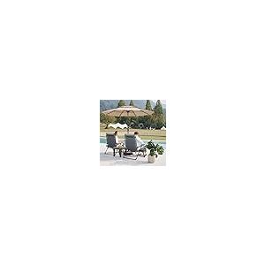 【並行輸入品】 PHI VILLA Cantilever Patio Umbrella with Base， 9' X 12' Outdoor_5