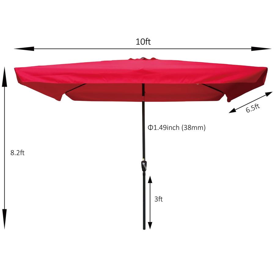 【並行輸入品】 ANYCHOLE Patio Terrace Side Awning 63"x118" Black，Retractable Si