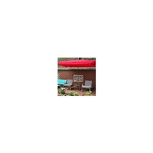 【並行輸入品】 ANYCHOLE Patio Terrace Side Awning 63"x118" Black，Retractable Si