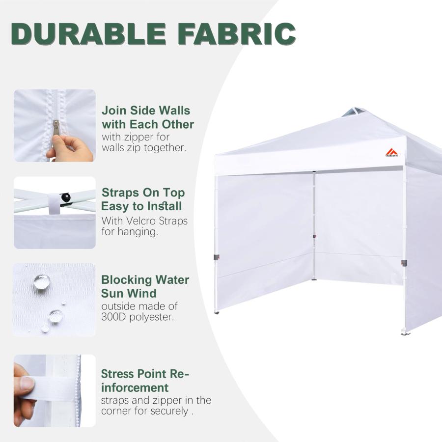 【並行輸入品】 GAOMON 10x10ft Pop up Canopy, Outdoor One Push Canopy Tent withの画像