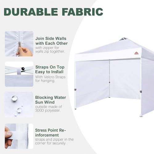 【並行輸入品】 GAOMON 10x10ft Pop up Canopy, Outdoor One Push Canopy Tent withの画像