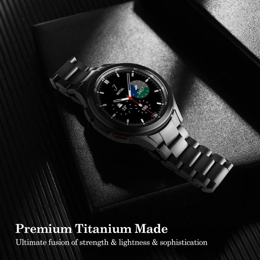 【並行輸入品】シンジング 22mm チタンバンド Samsung Galaxy Watch 7用 ギャップなし チタンメタル 調節可能なストラッ_6