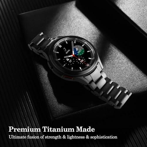【並行輸入品】シンジング 22mm チタンバンド Samsung Galaxy Watch 7用 ギャップなし チタンメタル 調節可能なストラッ_7