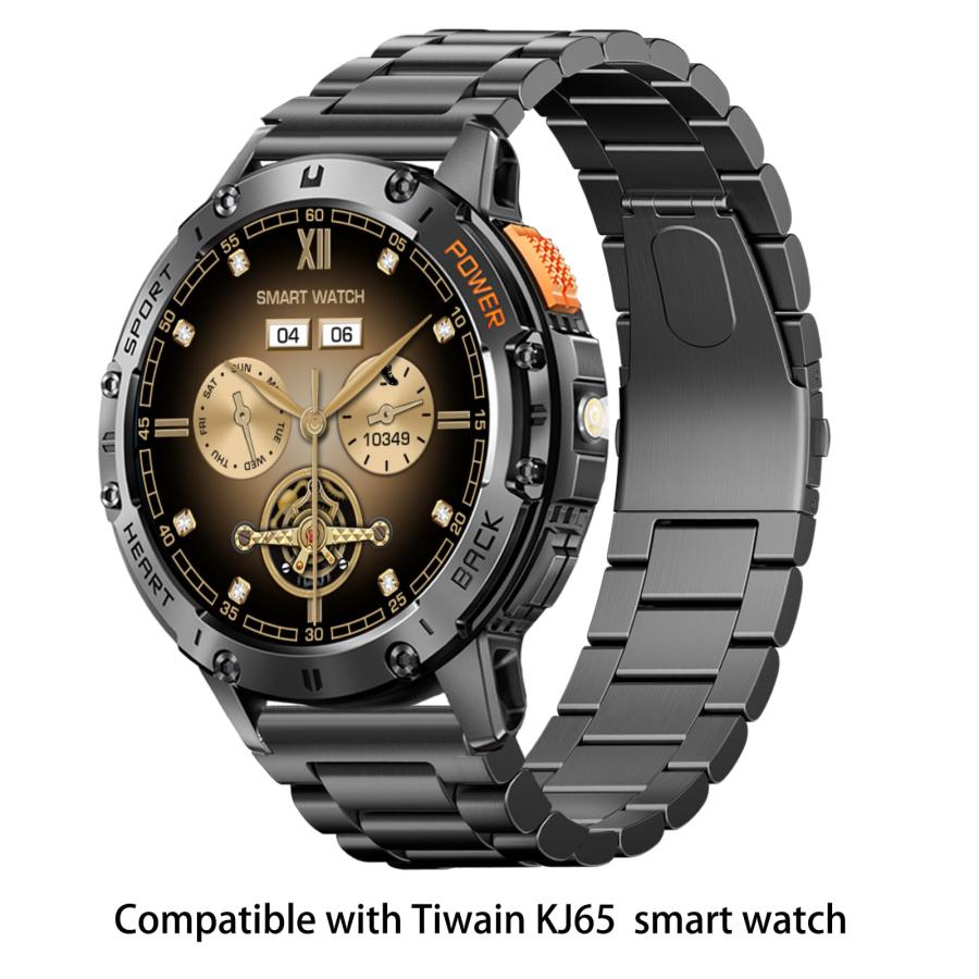 並行輸入品】Tiwain ステンレススチール製腕時計バンド Tiwian KJ65 