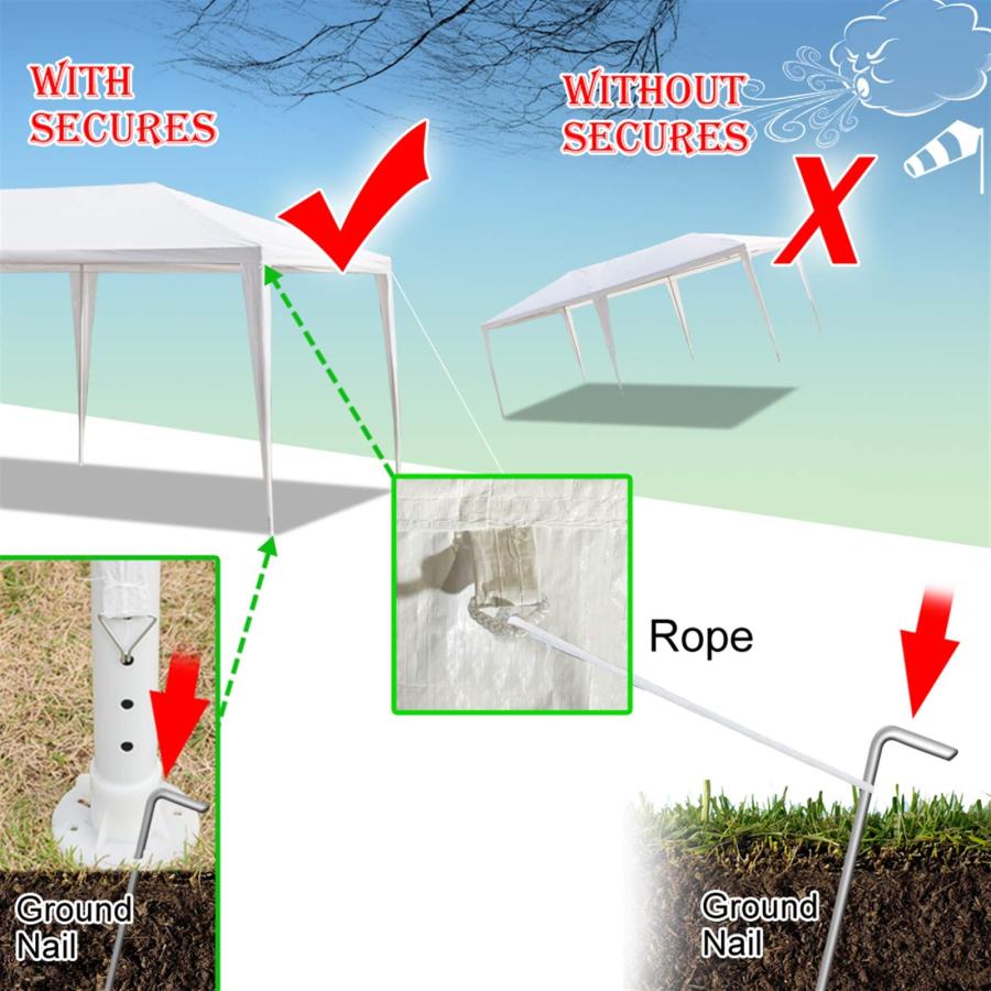 【並行輸入品】 Strong Camel Canopy Replacement Top 8'X8' Canopy Cover for Pop Uの画像