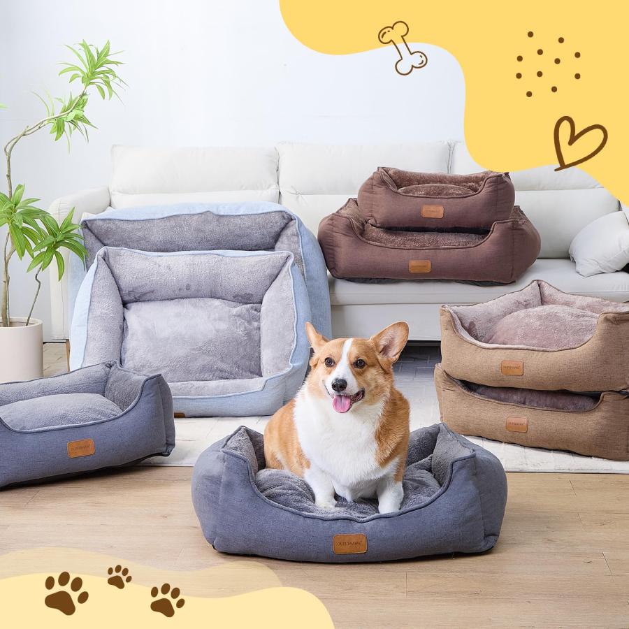 【並行輸入品】 Dog Car Seat for Large/Medium Dogs   Memory Foam Dog Booster Sea_9