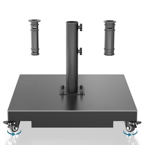 【並行輸入品】 EliteShade USA 最大140ポンド 円形傘ベース スチールプレートスタンド マーケットパティオ アウトドア 高耐久 傘_1