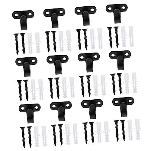【並行輸入品】 balacoo 12pcs Stainless Steel Hooks for Hanging Wall Hangers Wit_1