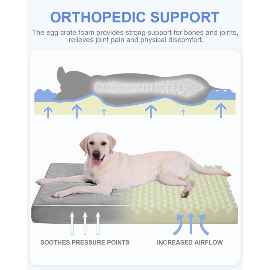 【並行輸入品】 RRPETHOME (ライペトーム) 大型犬用ベッド 高所冷却犬用ベッド 大型犬用ベッド 大型犬用アウトドア 犬用ベッド 噛み防止 |  | 06