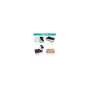 【並行輸入品】 Aulase Chew Proof Dog Crate Bed Pad, Enhanced Quilted Indestruct_5
