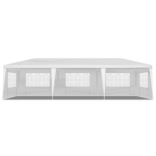 【並行輸入品】 Party Tent PE Green 9'10\"x13'1\"，Canopy Tent Outdoor Party Weddinの画像