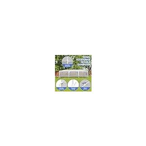 【並行輸入品】 Party Tent PE Green 9'10\"x13'1\"，Canopy Tent Outdoor Party Weddinの画像