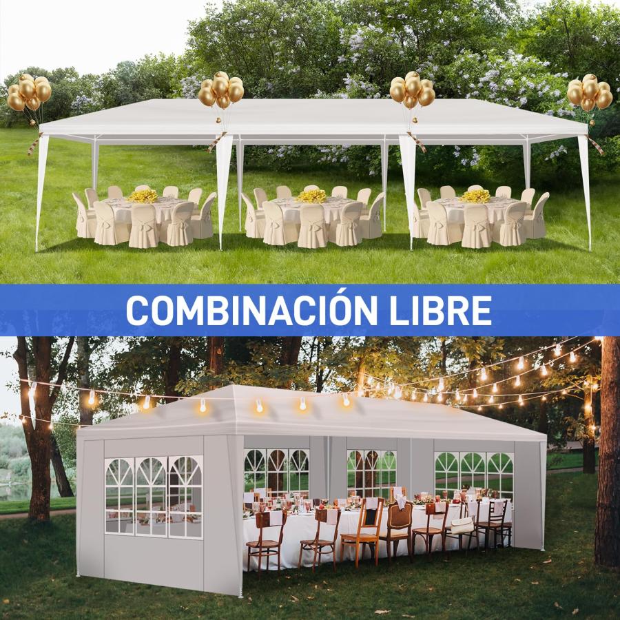 【並行輸入品】 Party Tent PE Green 9'10\"x13'1\"，Canopy Tent Outdoor Party Weddinの画像