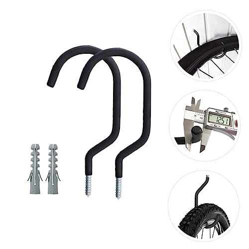 【並行輸入品】 NUOBESTY 2sets Heavy Duty Bike Hook Hanger Wall Mount Storage fo_7