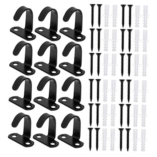 【並行輸入品】 NUOBESTY 12pcs Heavy Duty Stainless Steel Ceiling Hooks Wall Mou_1