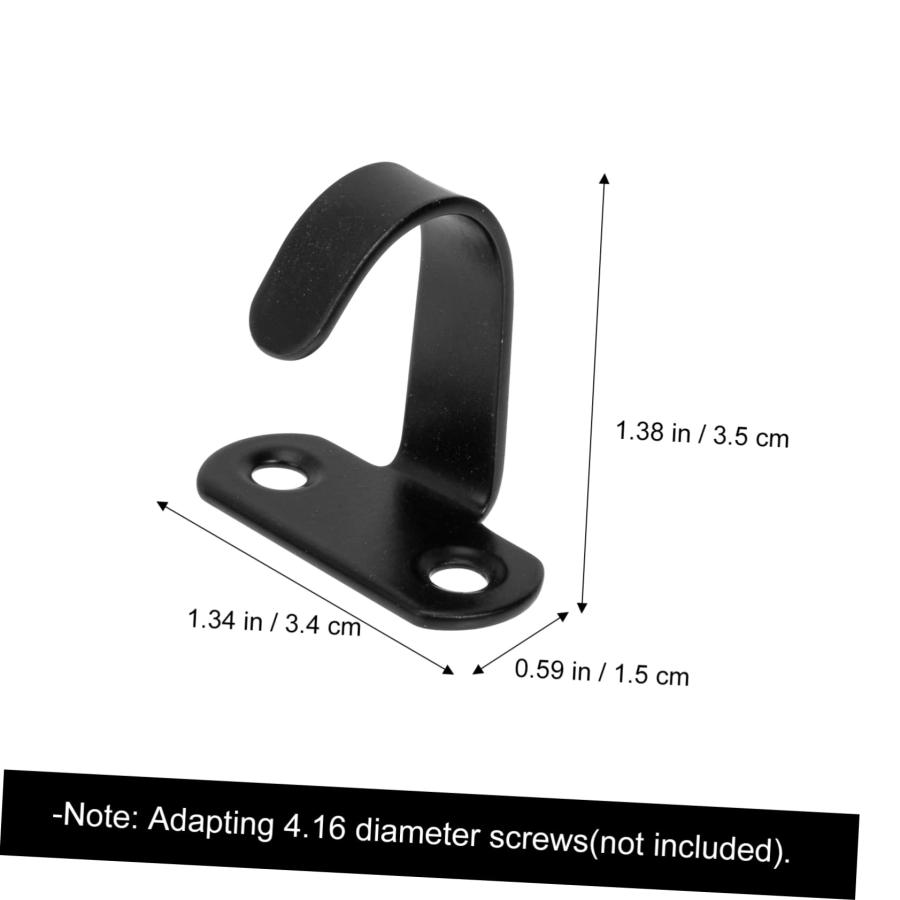【並行輸入品】 NUOBESTY 12pcs Heavy Duty Stainless Steel Ceiling Hooks Wall Mou_3