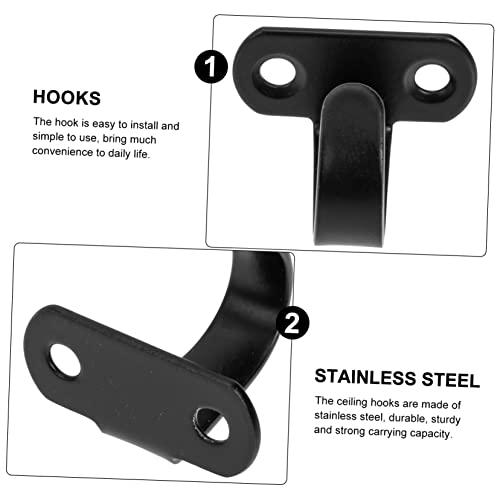 【並行輸入品】 NUOBESTY 12pcs Heavy Duty Stainless Steel Ceiling Hooks Wall Mou_7