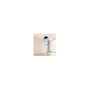 【並行輸入品】 Folding Attic Ladder， Pull Down Attic Stairs，Hidden Ceiling Moun_5