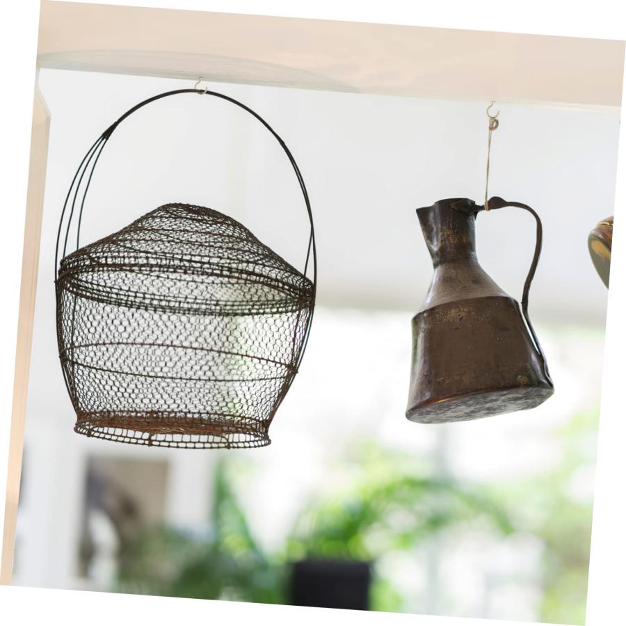 【並行輸入品】 ABOOFAN 100Pcs Metal Screw in Ceiling Hooks for Hanging Plants C_9
