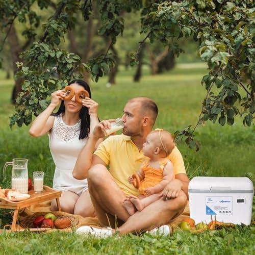 【並行輸入品】 6L Cooler Box Portable Thermal Incubator Car Ice Chest Outdoor B_7