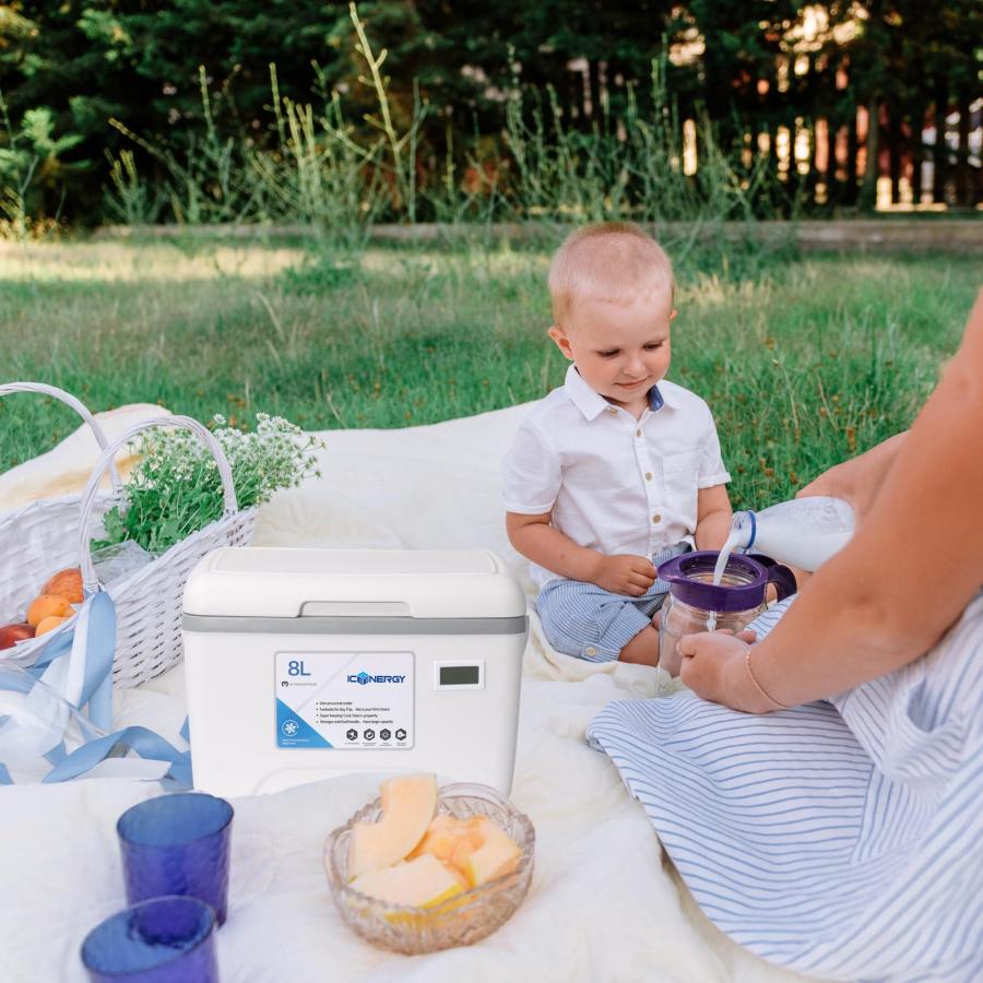 【並行輸入品】 6L Cooler Box Portable Thermal Incubator Car Ice Chest Outdoor B_9