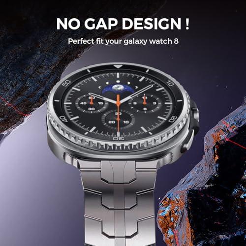 【並行輸入品】Samsung Galaxy Watch 8 40mm/44mm/8 Classic 46mm 2025用シンシングチタンメタルウの画像