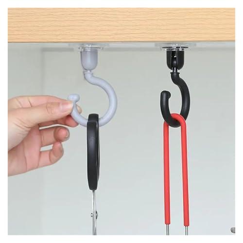 【並行輸入品】 Yingluno Adhesive Ceiling Hooks 40PCS 360° Rotating Waterproof R_4