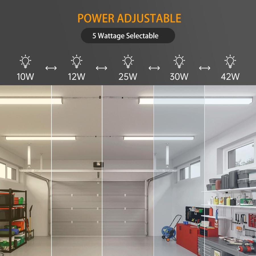 【並行輸入品】 Haloitte 4FT LED Wraparound Light， 0 10V Dim， 120 277V 4 Foot Wr_6