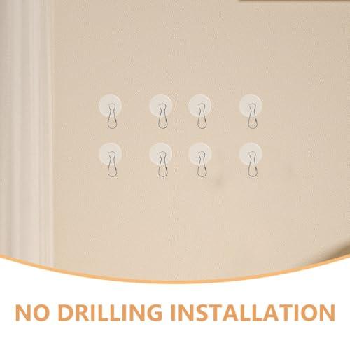 【並行輸入品】 Alipis 50pcs Self Adhesive Ceiling Hooks 3cm Sticky Ceiling Hook_7