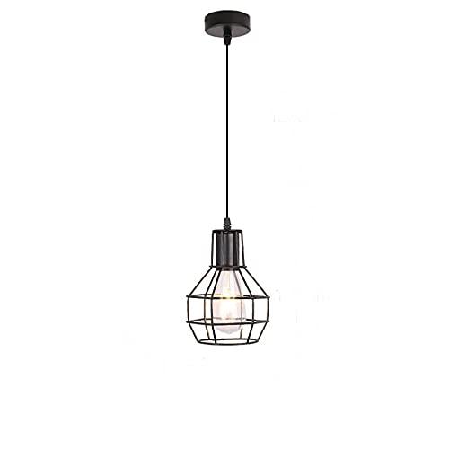 【並行輸入品】 Vintage Metal Birdcage Pendant Light， Vintage Industrial Loft St_1