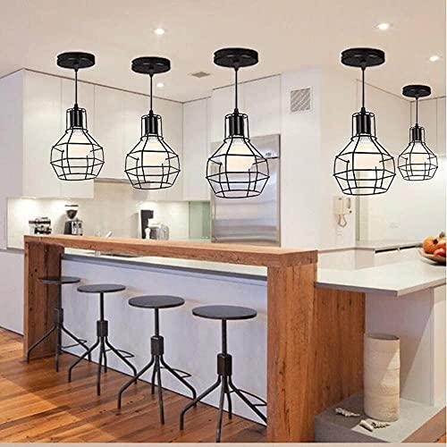 【並行輸入品】 Vintage Metal Birdcage Pendant Light， Vintage Industrial Loft St_7
