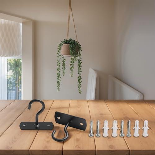 【並行輸入品】 Ceiling Hooks for Hanging Plants， Heavy Duty Wall Hanging Hooks，_7