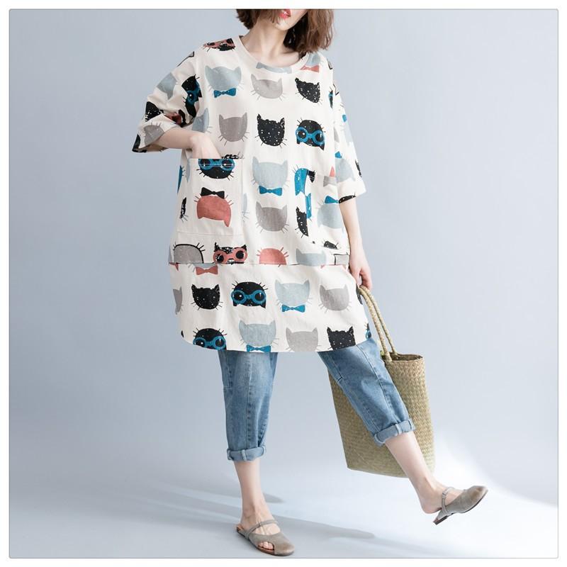 トクコの大きな柄のチュニック 大きいサイズ レディース シフォン切替花柄プリントチュニック